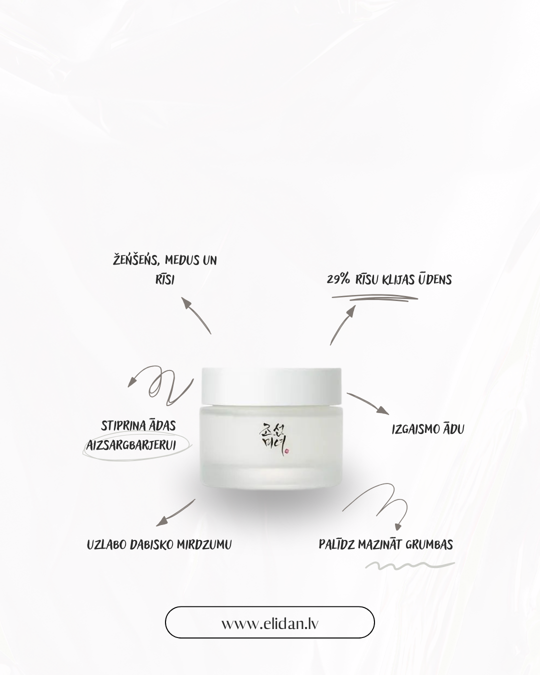 MAIGS UN MITRINOŠS SEJAS KRĒMS BEAUTY OF JOSEON DYNASTY CREAM
