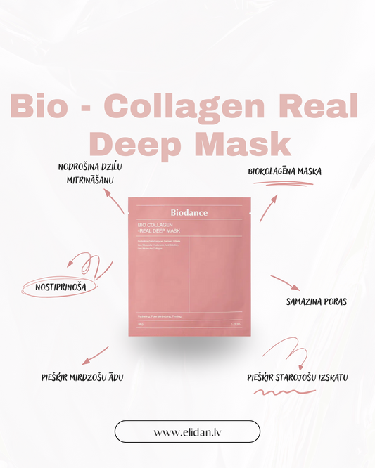 NOSTIPRINOŠA KOLAGĒNA MASKA SEJAI BIODANCE BIO-COLLAGEN REAL DEEP MASK FACIAL SHEET MASK