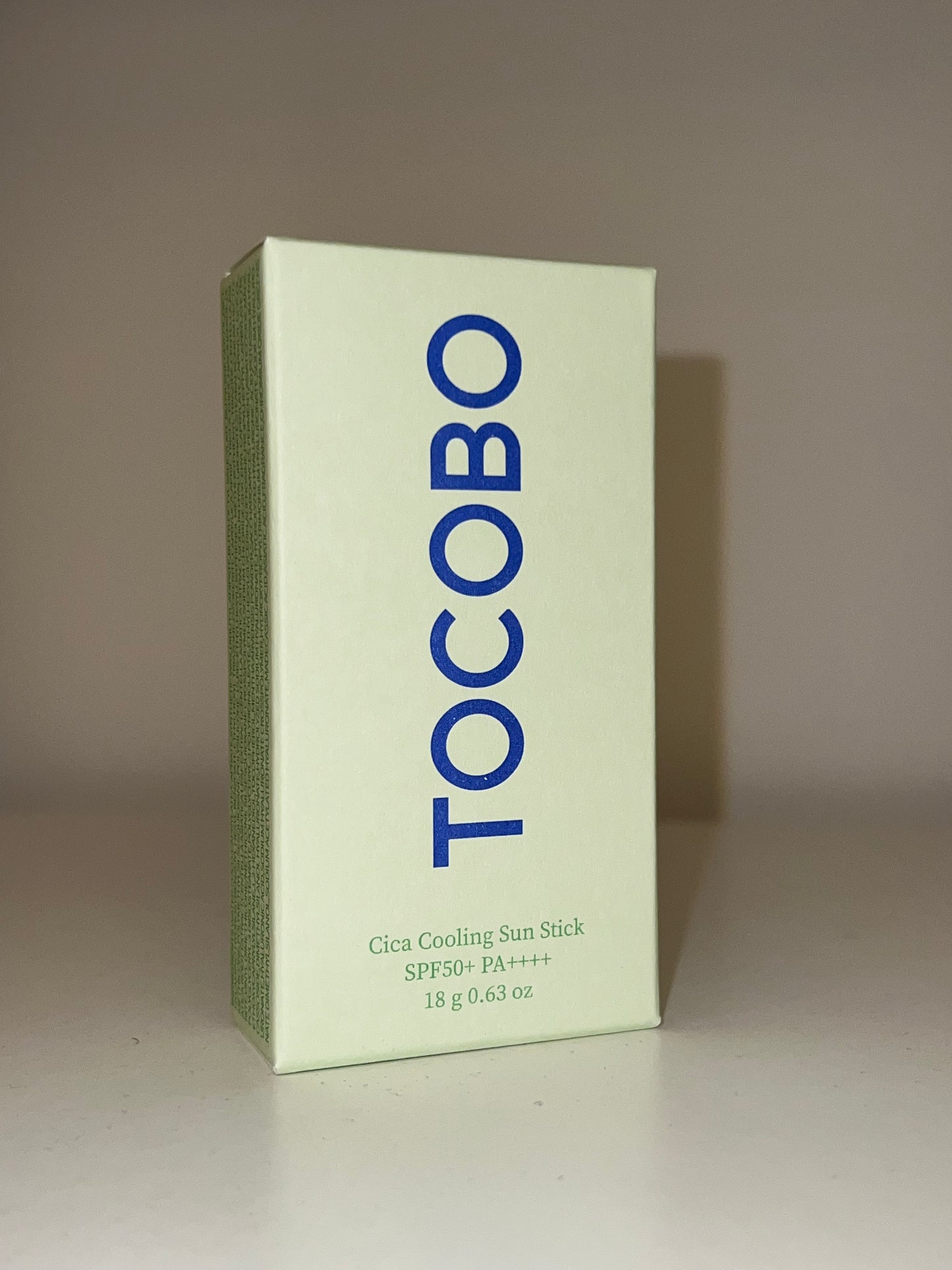 NOMIERINOŠS SAULES AIZSARGSTIENĪTIS TOCOBO CICA CALMING SUN STICK SPF50+ PA++++