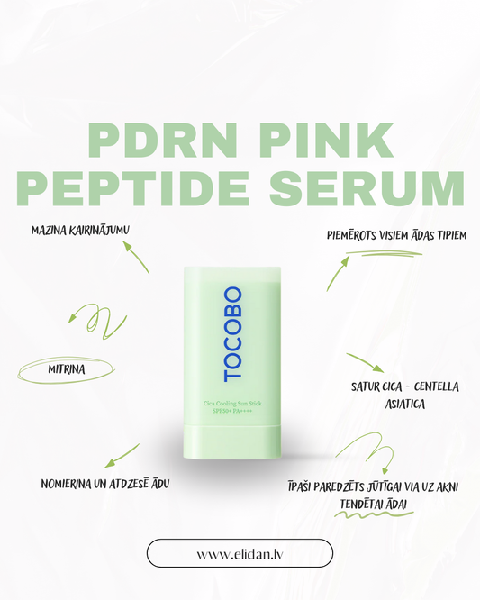 NOMIERINOŠS SAULES AIZSARGSTIENĪTIS TOCOBO CICA CALMING SUN STICK SPF50+ PA++++